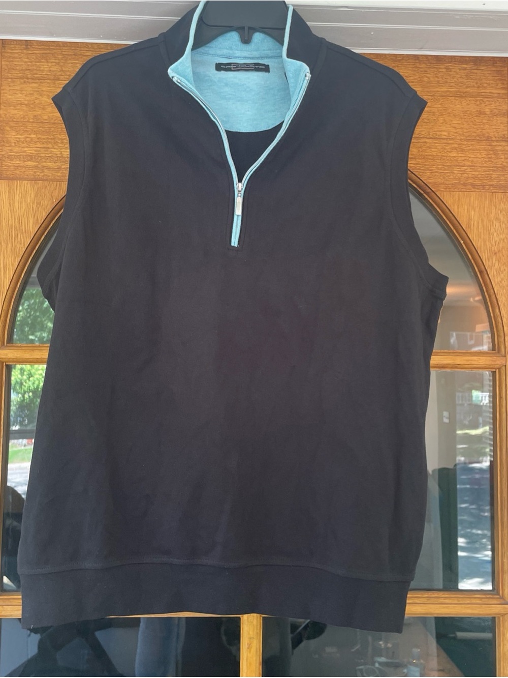 Carnoustie Sportswear Men’s Black Golf Vest Cotton New With Tags Size Large